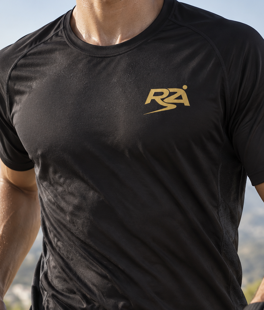 Maillot R2A respirant porté pendant un effort extérieur